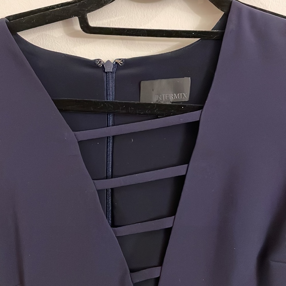 Intermix Navy Blouse - image 2